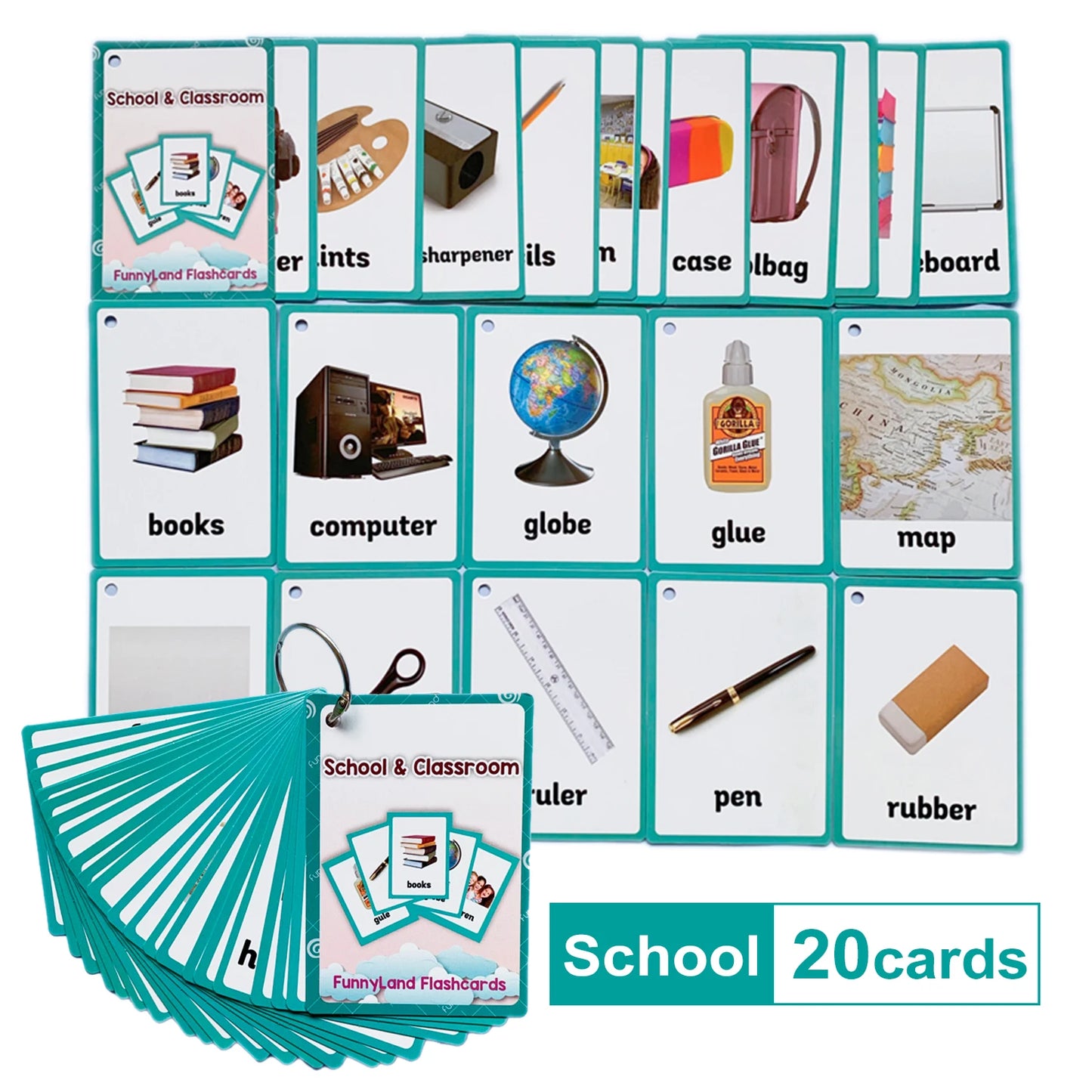 "Montessori English Word Flash Cards ā Fun & Educational Learning for Kids!"