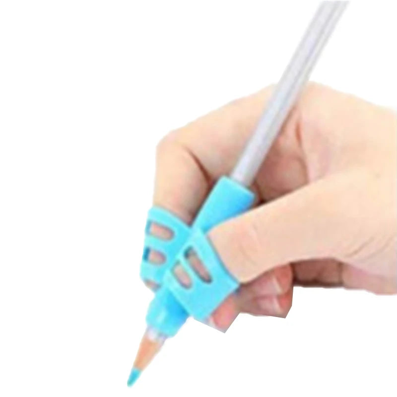 "Ergonomic Silicone Pencil Grips β Handwriting Correction for Kids & Students"
