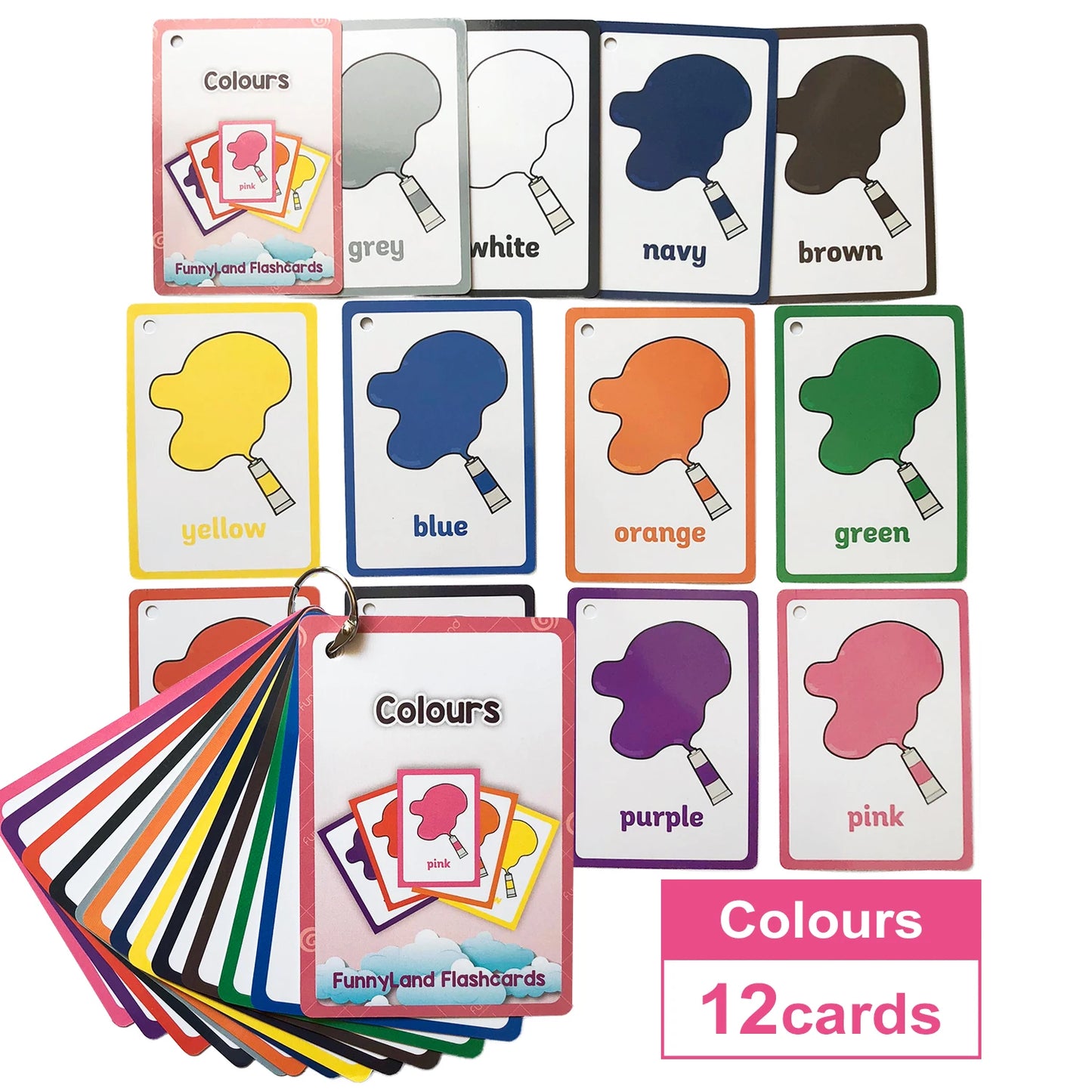 "Montessori English Word Flash Cards – Fun & Educational Learning for Kids!"